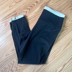 Athleta Transcend Tipped 7/8 Tight Legging Black Large